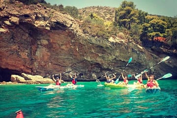 Kayaking and Snorkeling Adventure in Kalyvia Thorikou