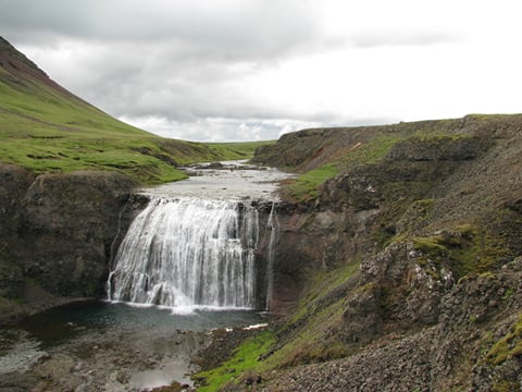 An image of Þórufoss in Iceland