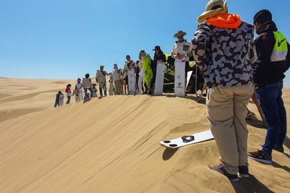Dune Buggy at Huacachina desert in Ica