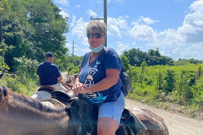 Horseback riding tour buy the beach or countryside port silver photo 4