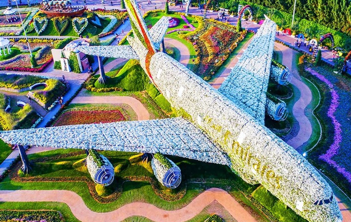 Dubai Miracle Garden Ticket with Dubai City Tour