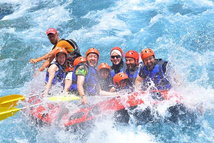 Canyoning, Rafting and Zipline Adventure from Belek and Antalya