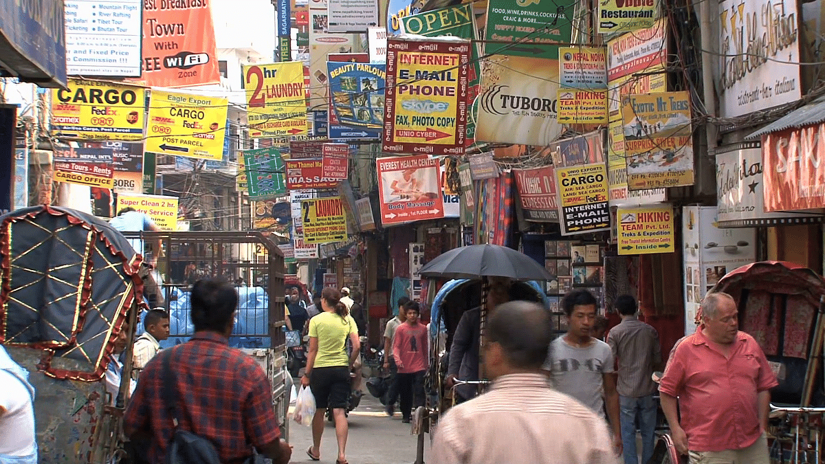 3-Hours Thamel Sightseeing Tour by Rickshaw in Kathmandu