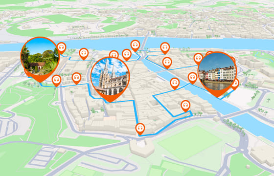 Bayonne: Audio guided walking tour (1h20 – 22 audio comments)
