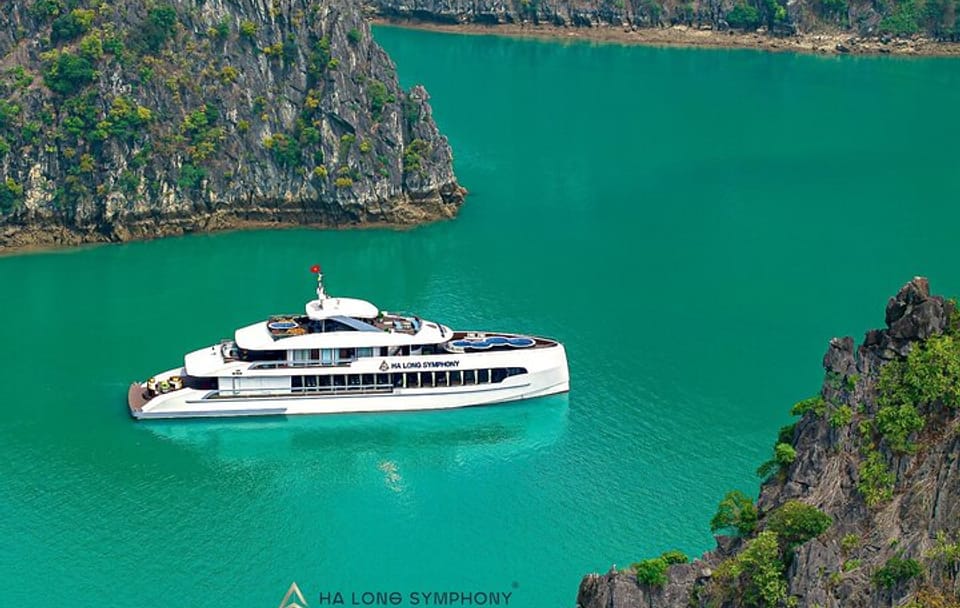 Symphony Cruise- Luxury Day Trip From Hanoi With Express Transfer