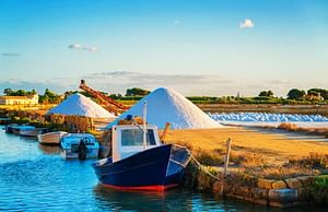 Marsala Tour, Wine tasting and Laguna by boat from Trapani 
