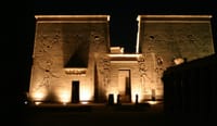 Philae temple at night, Deluxe Tours Egypt, Deluxe Travel Egypt, aswan, Philae temple