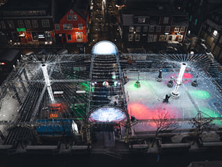 The Ice skating rink at Ingólfur Square