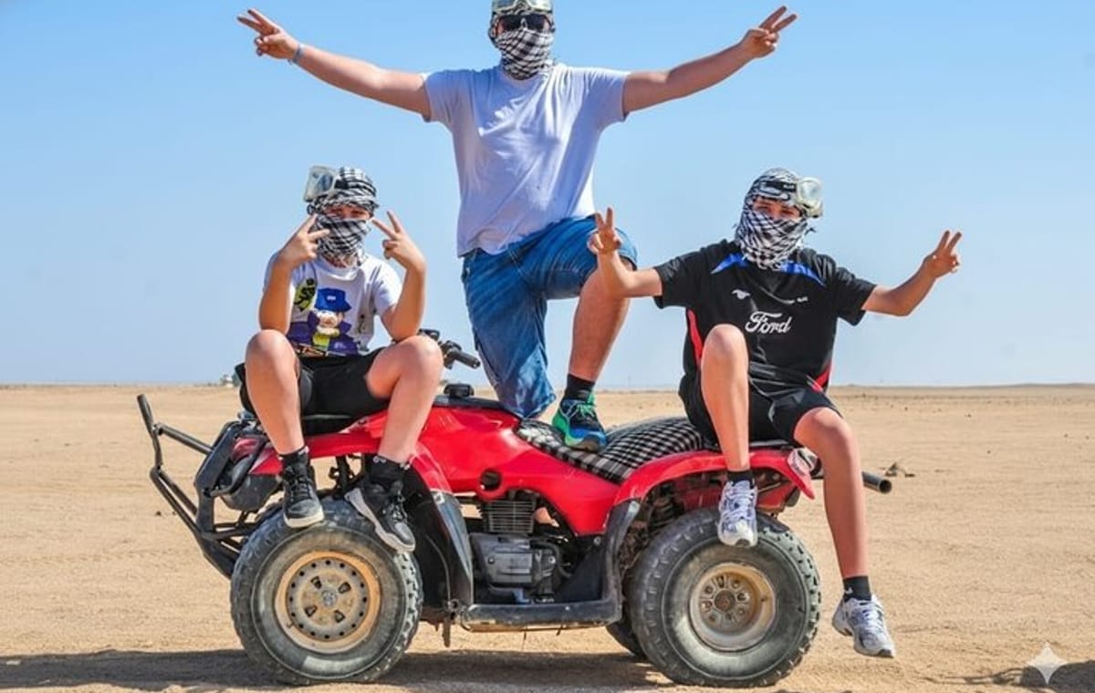 3-Hour Quad Safari & Camel Ride – Morning or Sunset – Hurghada