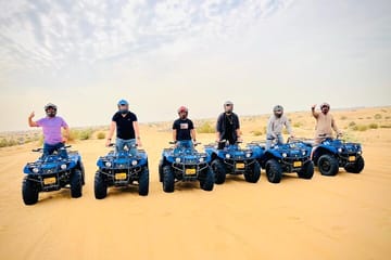 Dubai Desert Adventure: Quad Biking, Camel Ride & Sandboarding