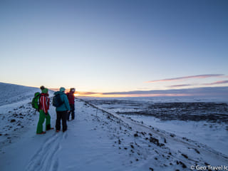 Mt. Hverfjall volcano sunrise Hike , photo 6