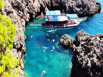 Porto Genoese Boat Trip With Mud Baths From Kemer