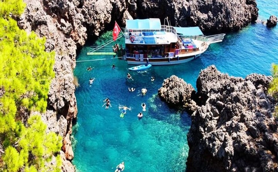 Boat Trip and Mud Baths in Adrasan, Kumluca from Kemer
