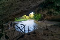 Tham Lod Cave & Pre-Historical Tomb & Bamboo Bridge 1