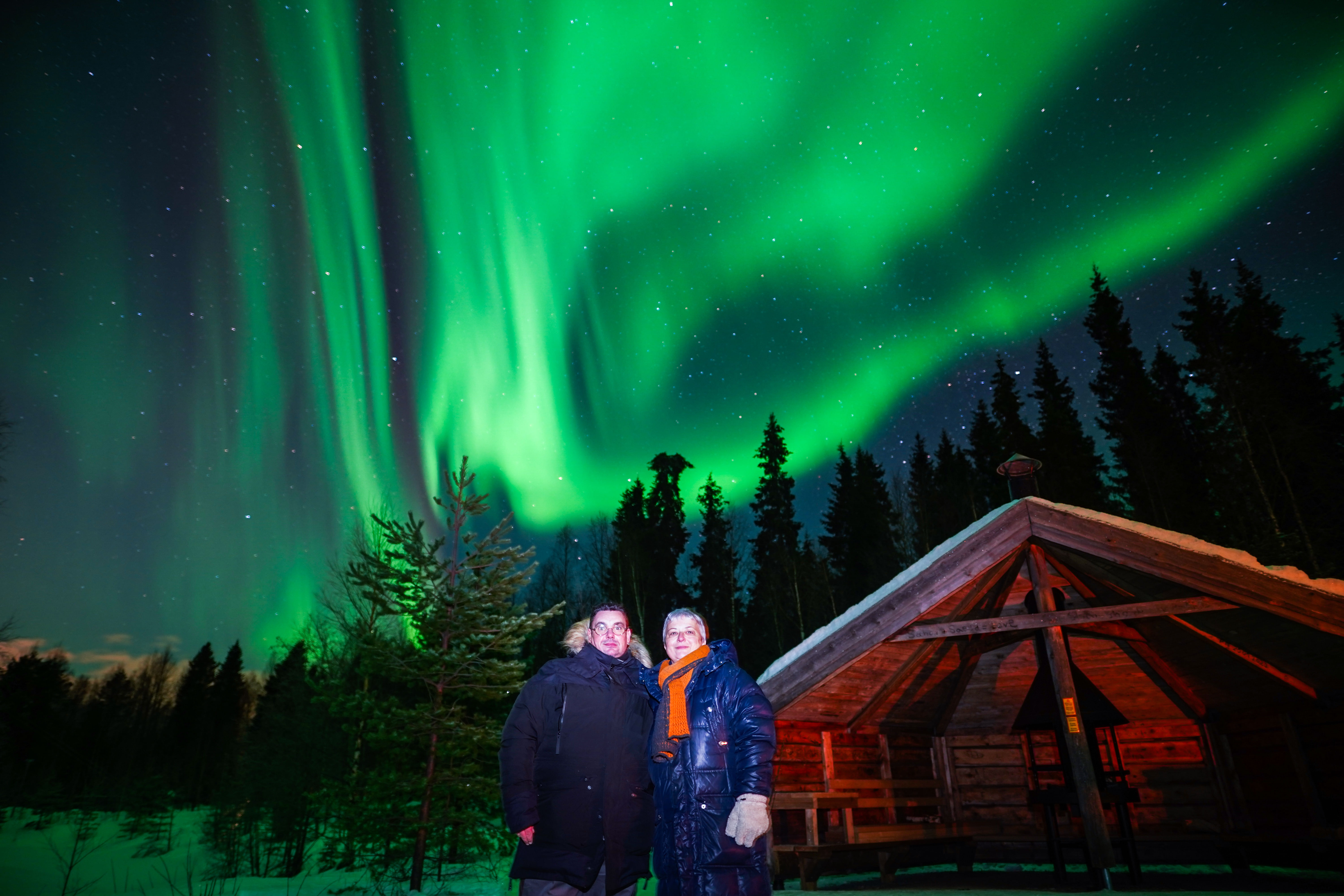 Enjoy the magic of Aurora Borealis with your loved ones!