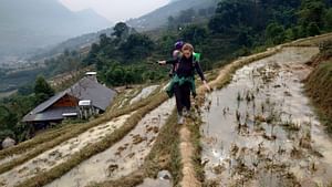 Sapa trekking through the amazing landscapes 