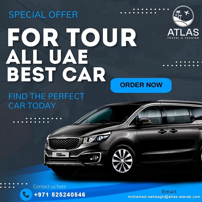 Dubai or Abu Dhabi: full day Private Transfer with Driver (ECO)
