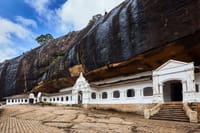 At Dambulla Cave Temple
