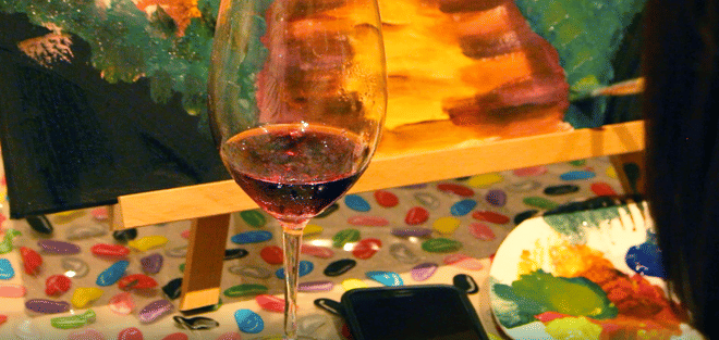 Friday nights Paint and Sip Art Session 2 for 1 offer  Brisbane City