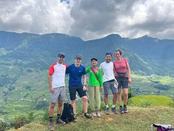 From SAPA: Trekking Through Rice Terrace 2 days-1 night Homestay