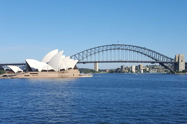 from lookout on tour in Sydney