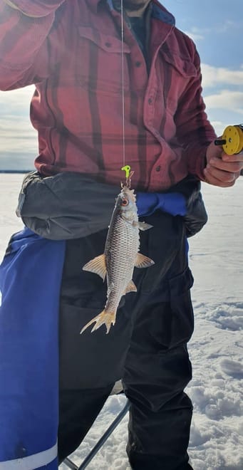 Arctic Ice Fishing by Snowshoe 9