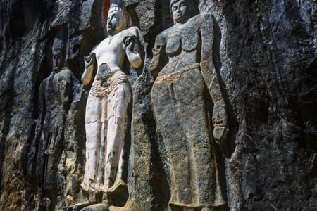 Explore the Wonders of Aukana and Anuradhapura from Sigiriya