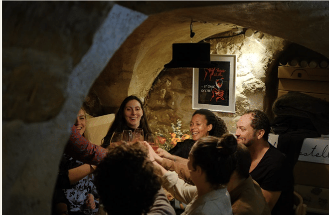 Louvre River Seine District Secret Cellar Wine + Rare French Cheeses Pairing Party