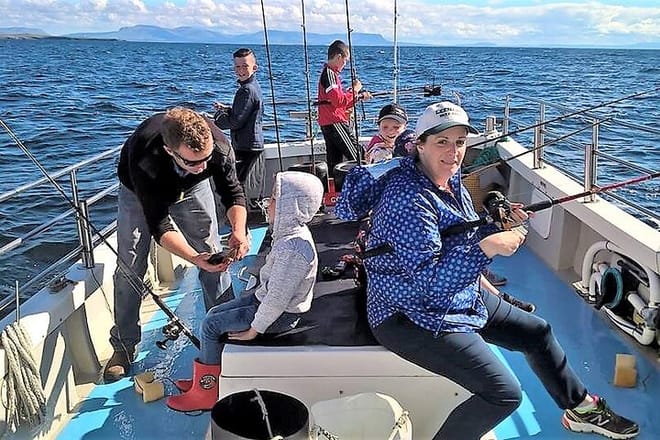 Deep sea fishing Donegal coast. Donegal. Private guided.  6