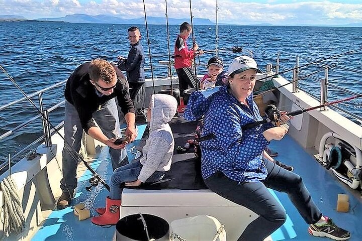 Deep sea fishing Donegal coast. Donegal. Private guided. 6