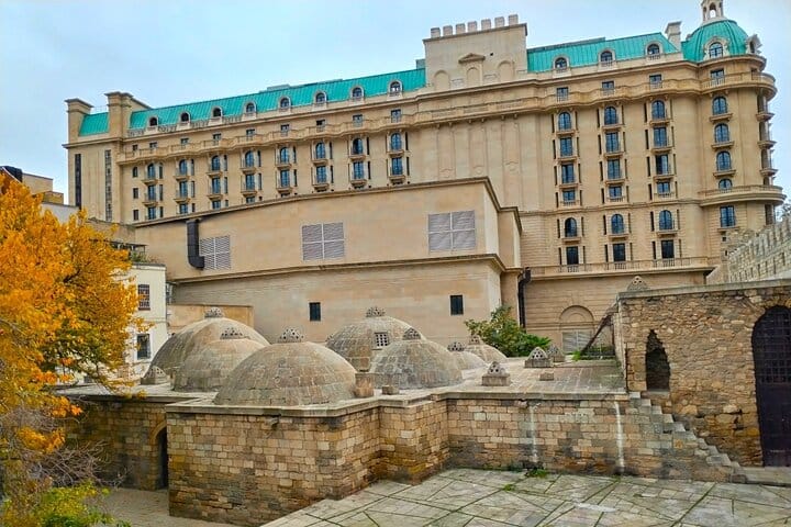 Baku city tour-Flame Towers-Baku Boulevard-Heydar Aliyev Center-Old City Icherisheher-Maiden Tower-hamam