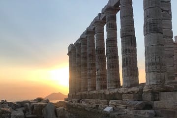 Private Cruise to Poseidon Temple at Sounio Cape with Snorkeling and Swimming