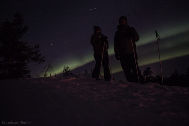 Snowshoeing Under the Auroras photo 2