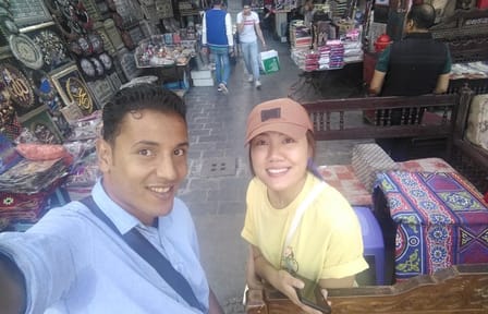 Day trip to Giza Pyramids Citadel & Bazaar