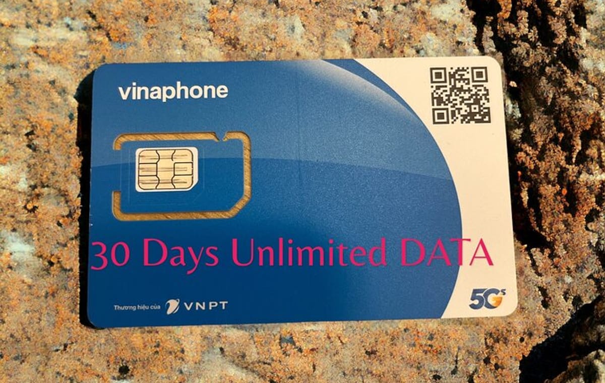 30 Days Unlimited DATA SIM CARD Vietnam