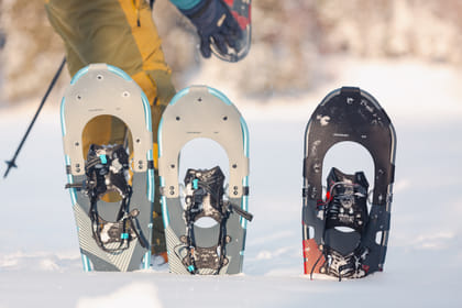 Snowshoe tour in winter wonderland