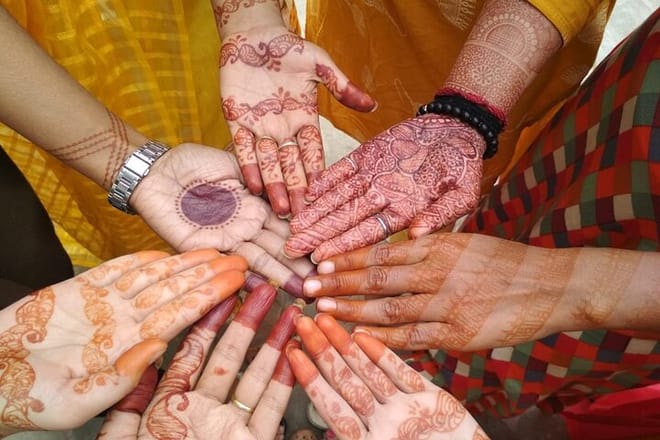 Henna on Hands