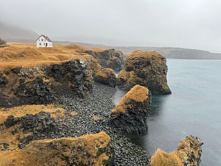 One of our many cliffside stops.