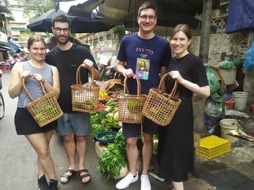 Hanoi Cooking Class: Local Market, Local Food & Local Restaurant.