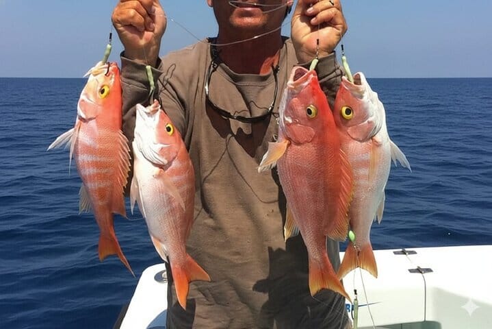 Private Boat , Fishing & Snorkeling Full Day & Lunch – Hurghada