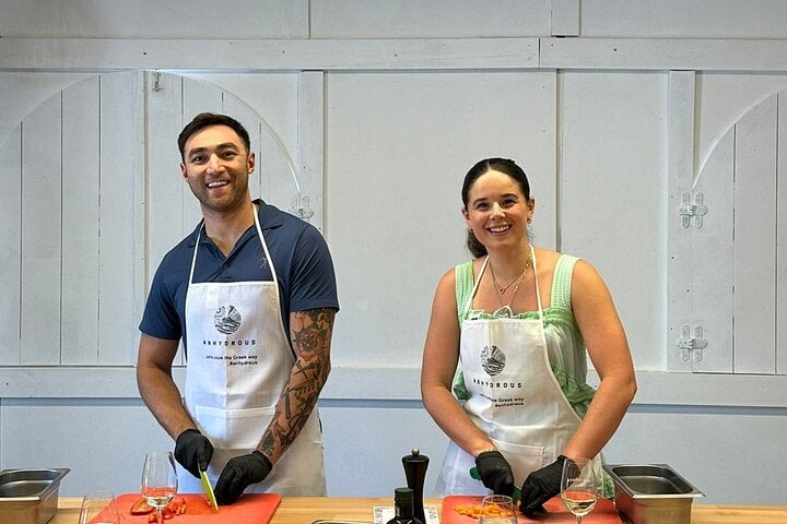 Santorini Private Cooking Class and Island Tour Experience 2