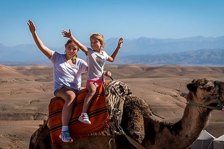 Marrakech Agafay Camel Ride & Exquisite Desert Lunch Experience