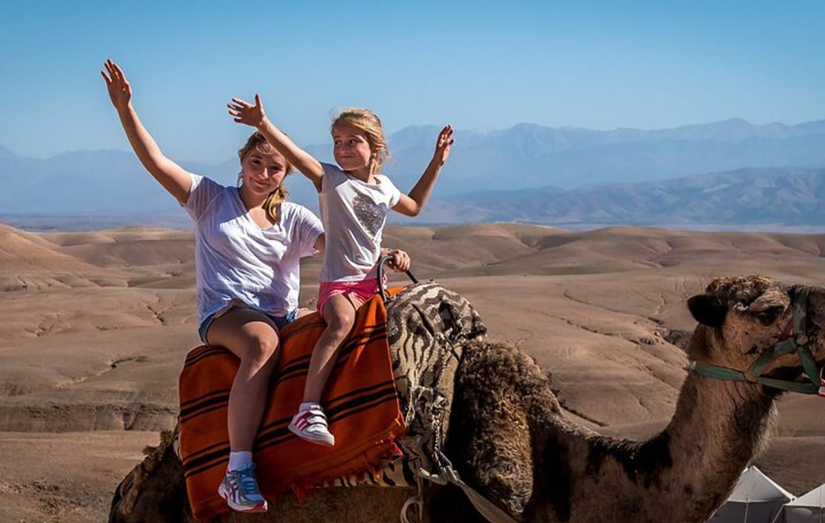 Marrakech to Agafay Camel Ride and Delicious Desert Lunch