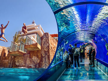 Aquaventure Water Park and Lost Chambers Tour in Dubai