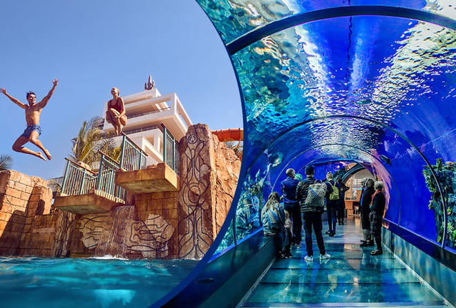 Dubai Atlantis Aquaventure Water Park with Lost Chambers Tour with Private Transfers