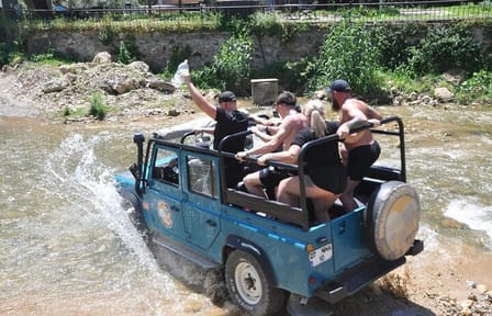 Jeep Safari with Off-Road, Lunch, Boat Tour & Transfer from Side