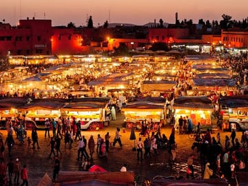 Marrakech Night Walking Tour: Street Food at Jemaa el-Fnaa