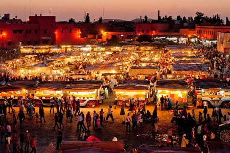 Marrakech Street Food by Night Jemaa el-Fnaa Flavors