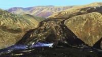 Fagradalsfjall volcano lava flow