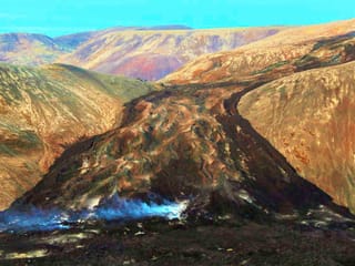 Fagradalsfjall volcano lava flow
